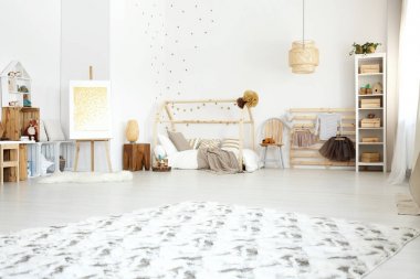 Parlak çocuk yatak giysileri ile