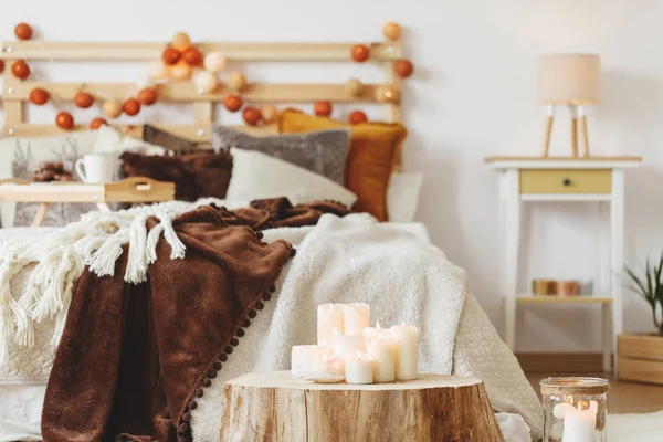 Boomstam op de kamer — Stockfoto