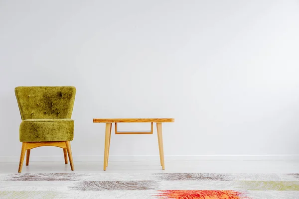 Colorful carpet in room — Stock Photo, Image