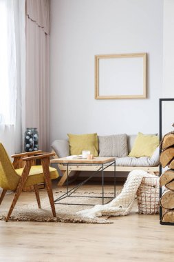 Rustik tarzı köşe daire