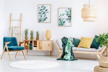 Rustik oturma odası dolap