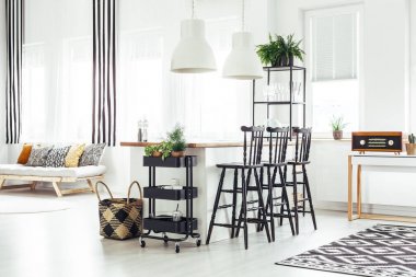 Rustik modern yemek odası