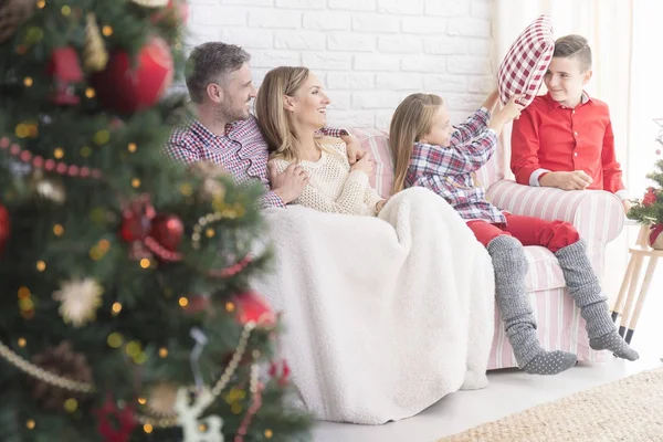 Jul i familjen — Stockfoto