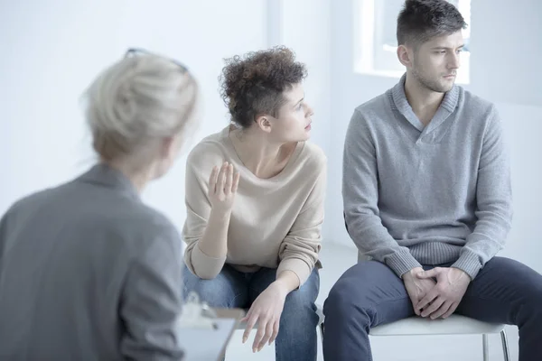 Ruzie met man vrouw — Stockfoto