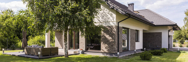 Зона отдыха под деревом
