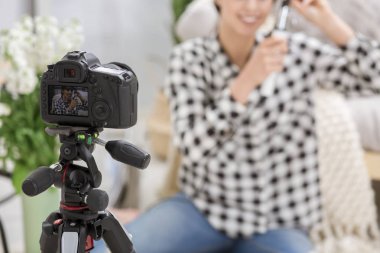 siyah video kamera