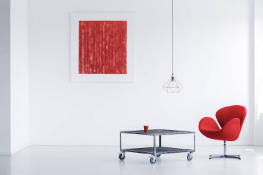 Resim ile boş oturma odası