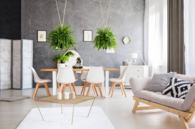 Bir apartman şık iç