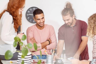 İş arkadaşlarınızla birlikte planı çizim