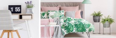 Pastel yatak daire