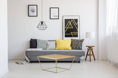 Altın oturma odası iç