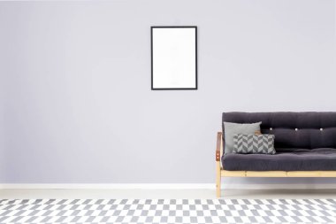 Mockup odasındaki posterin