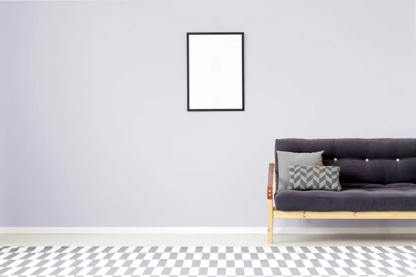 Poster-Attrappe im Zimmer — Stockfoto
