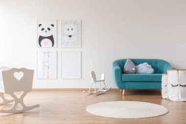 Çocuk için ferah yatak odası