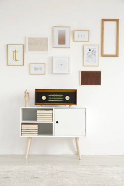 Retro oturma odası iç