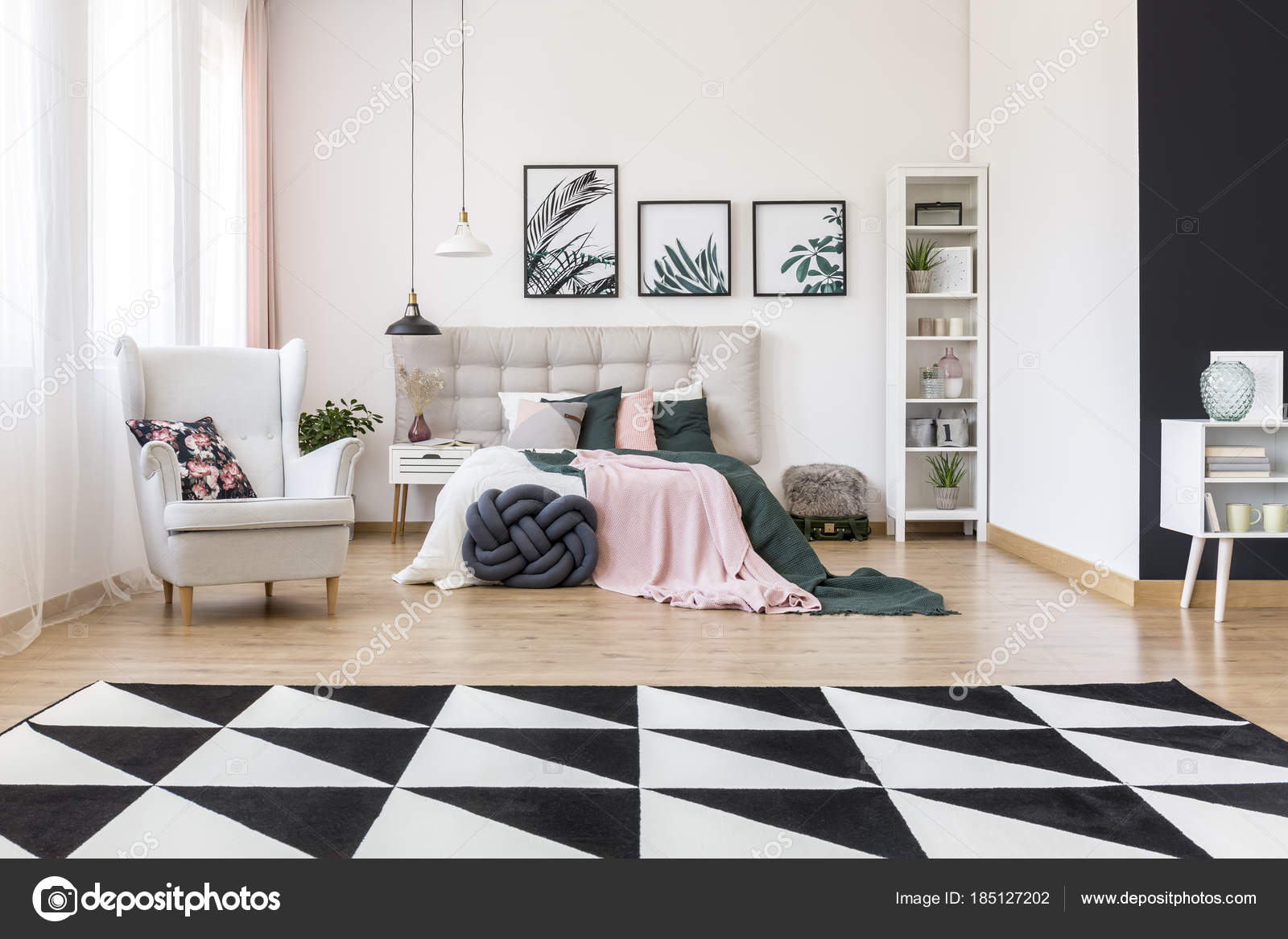 Tappeto In Camera Da Letto Foto Stock Photographeeeu