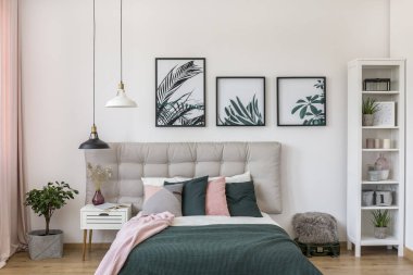 Parlak yatak odası iç posterler