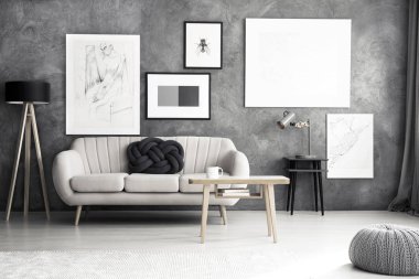 Modern oturma odası.