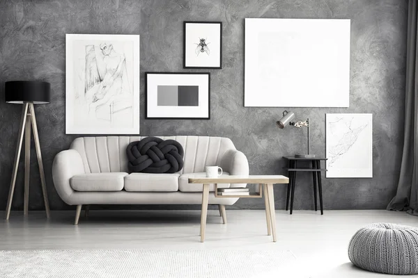 Modern oturma odası.