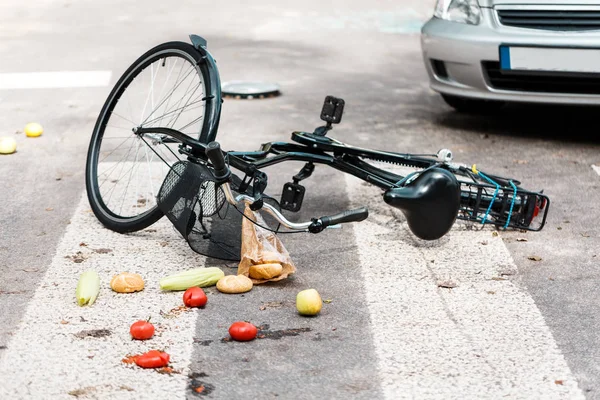 Ongeval op voetgangersoversteekplaats — Stockfoto