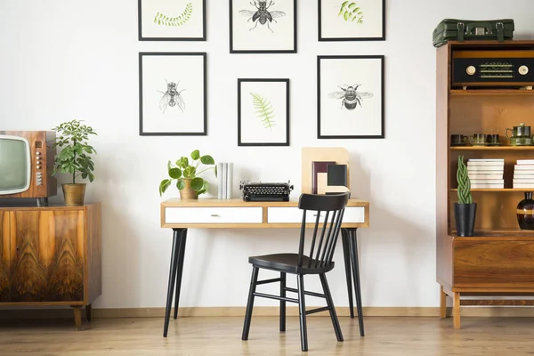 Vintage home office interno — Foto Stock