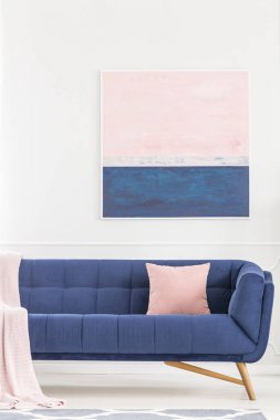 Pastel oturma odasında boyama