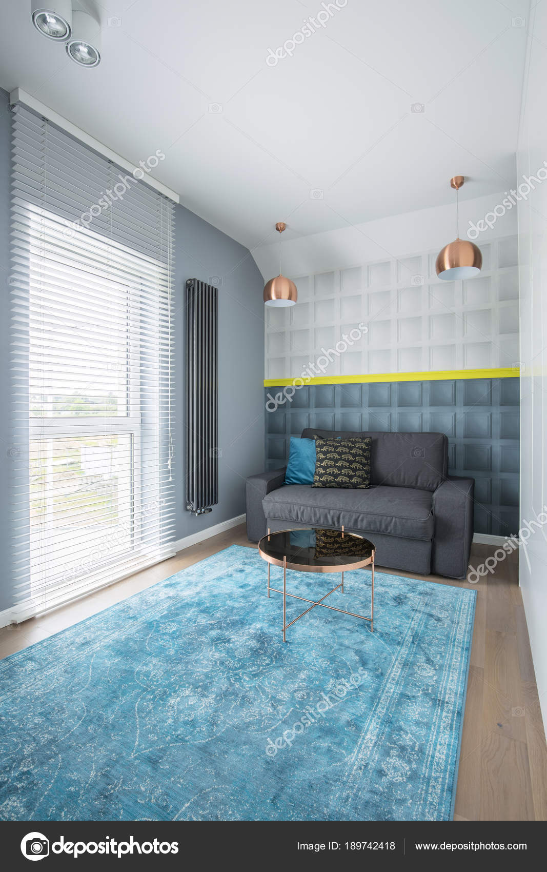 Blau Graues Wohnzimmer – Caseconrad.com
