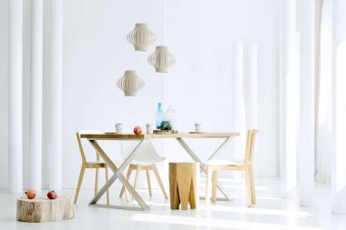 Beyaz Eko yemek odası