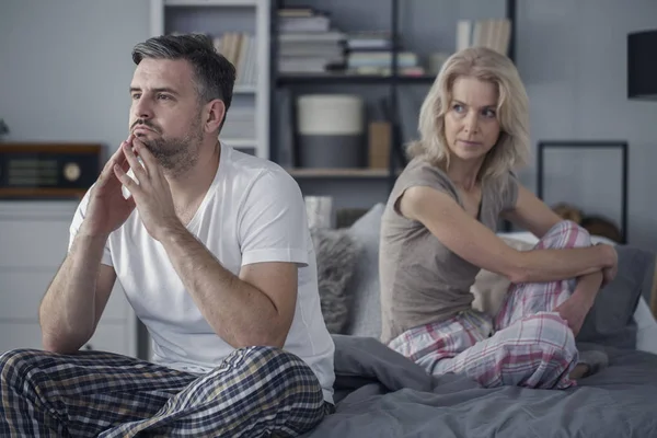 Pareja después de la pelea — Foto de Stock