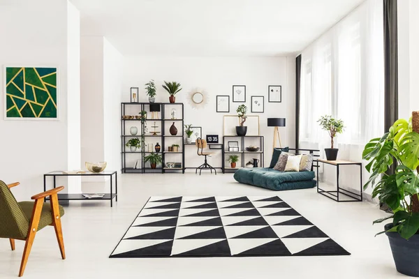 Teppich im Wohnzimmer — Stockfoto