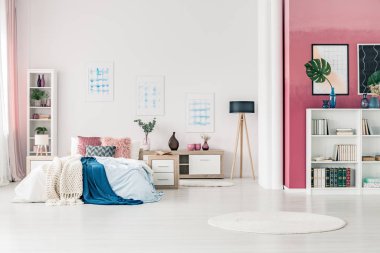 Rahat açık alan yatak odası