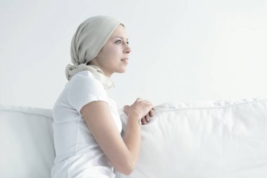 Kanserli kadın portresi