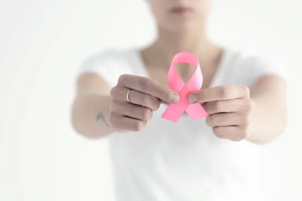 Kampagne gegen Brustkrebs — Stockfoto
