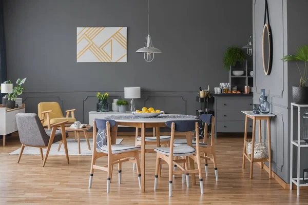 Desain interior ruang makan — Stok Foto