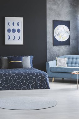 Mavi açık alan iç