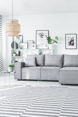 Çizgili Halı zemin üzerinde