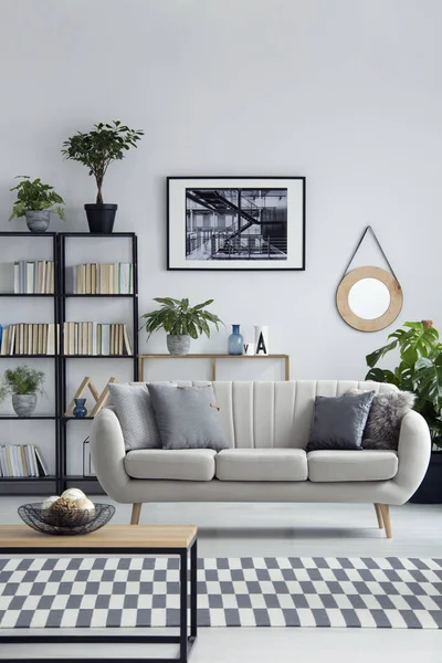 Design simple salon intérieur — Photo