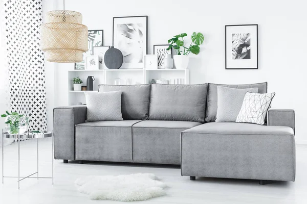 Modern scandi living room interior — Stock Photo, Image