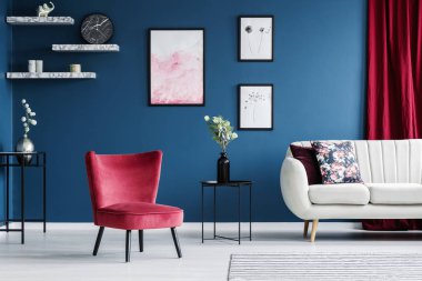 Kırmızı ve Mavi Salon