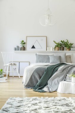 Kral Yataklı yatak odası iç