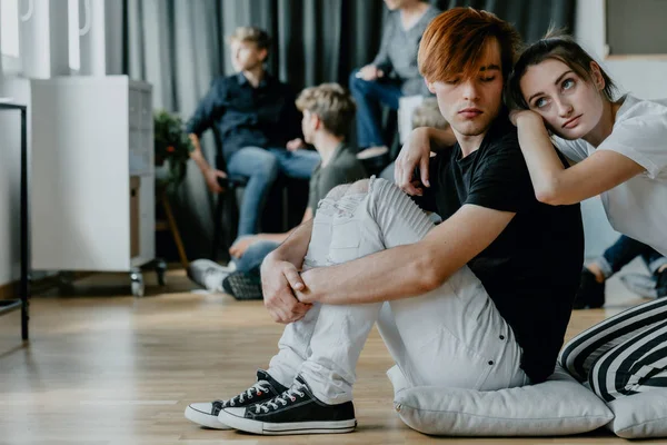 Triste adolescentes juntos — Foto de Stock