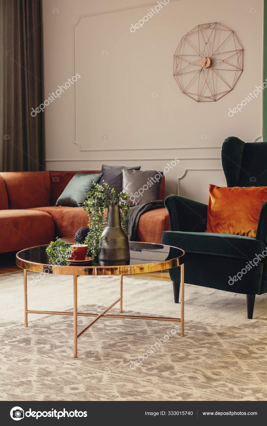 Emerald wingback chair sale