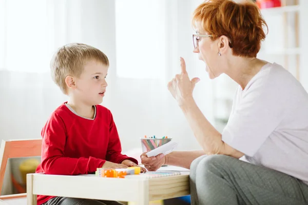 Sprachtherapie — Stockfoto