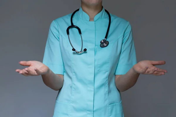 Helpless Doctor Asking Help — Stock Photo, Image