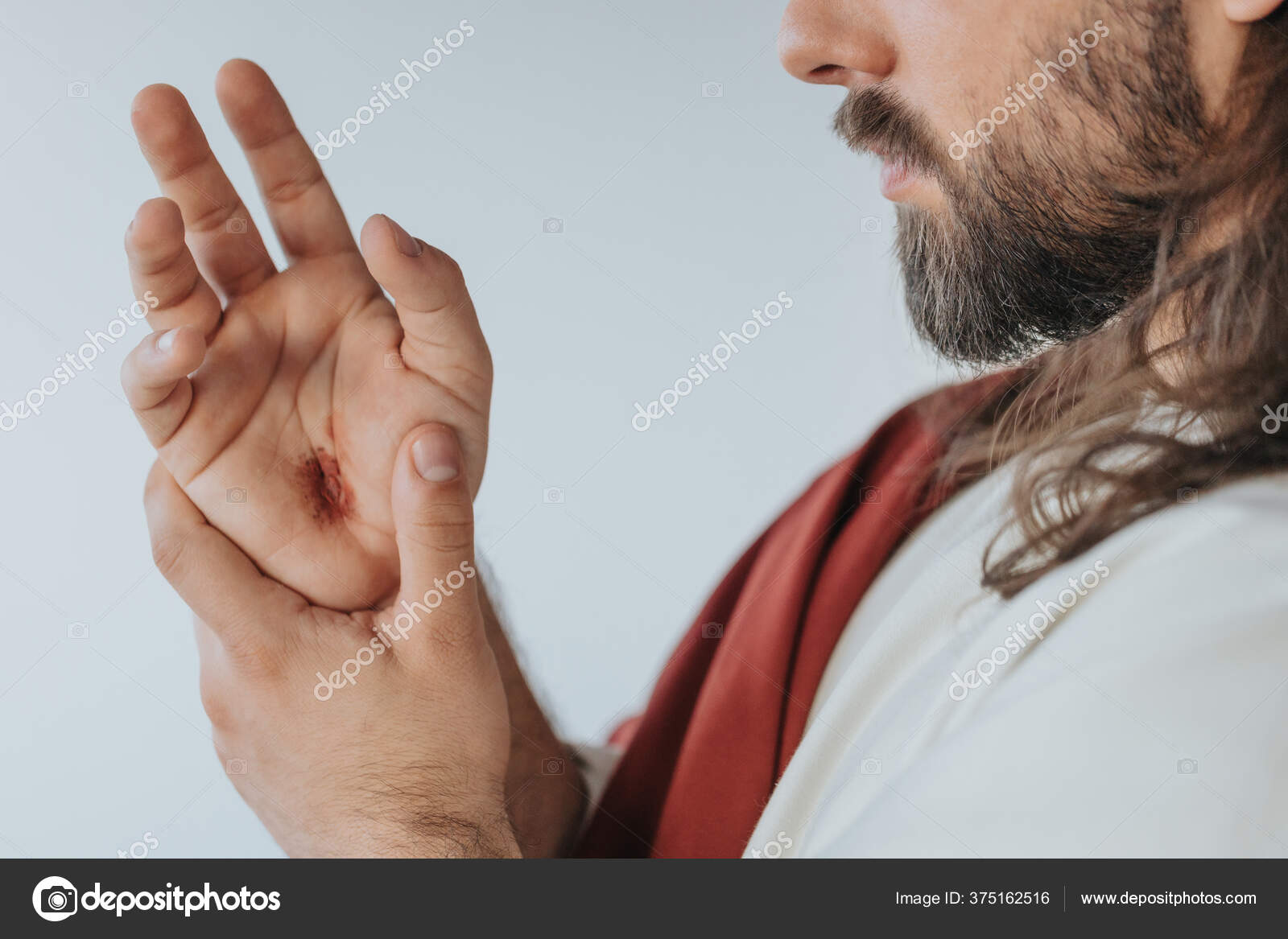 Jesus Hands With Holes