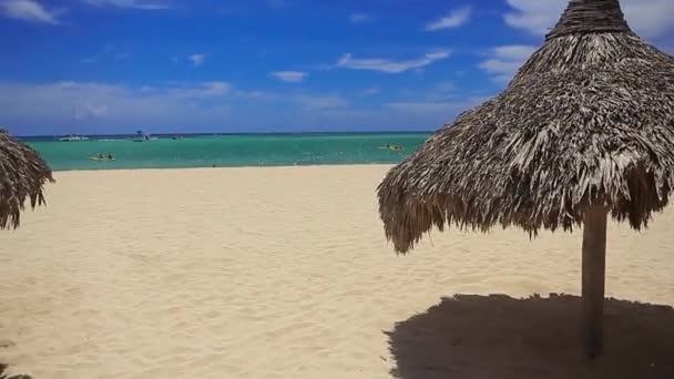 Spacer na plaży luksusowy — Wideo stockowe