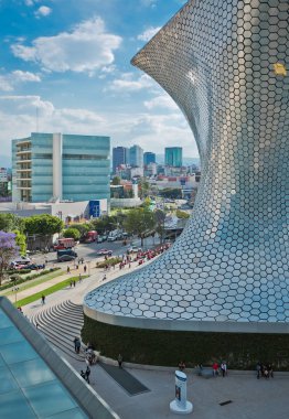 Modern mimari ve bina Mexico city Merkezi Müzesi
