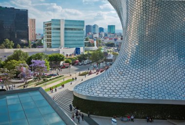 Modern mimari ve bina Mexico city Merkezi Müzesi