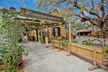 Nisan 2017, St. Augustine, Florida Usa, 18. yüzyıl İspanyol Garnizonu.