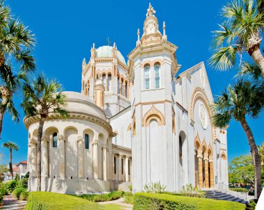 Nisan 2017, St. Augustine, Florida, Usa, Süslü Kubbe ve Presbiteryen Kilisesi Henry Flagler 'ı St. Augustine Florida' da inşa etti.